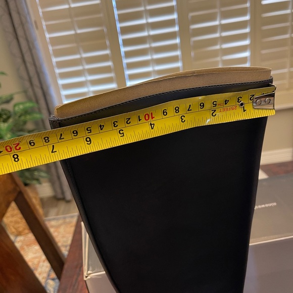 Knee high leather navy boots size 7 - Picture 10 of 10